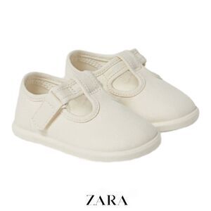 ZARA Kids | Off White | COTTON SNEAKERS